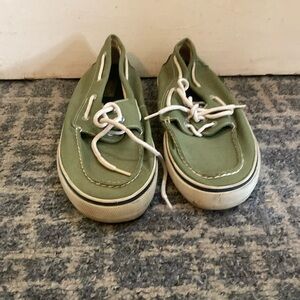 Sperry Top-Sider. Green with White laces